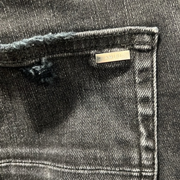 Authentic Brand New Amiri Mx1 Skinny Fit Distressed Jeans w sparkle - Picture 7 of 8